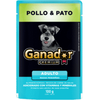 Ganador® Premium Alimento Húmedo Adulto Razas Pequeñas Pollo & Pato