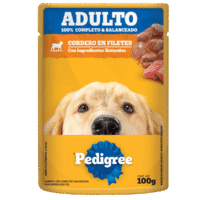 PEDIGREE® SOBRES™ Adulto en Filetes Con Cordero