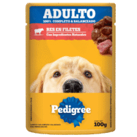 PEDIGREE® SOBRES™ Adulto en Filetes Con Res