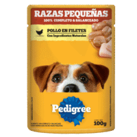 PEDIGREE® SOBRES™ Adulto Razas Pequeñas en Filetes Con Pollo