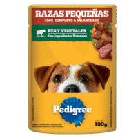 PEDIGREE® SOBRES™ Adulto Razas Pequeñas en Filetes Con Res Y Vegetales